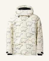 White & Black - Bear Print