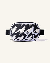 Houndstooth - Black,Snow White