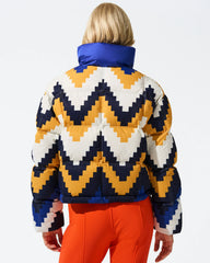 Canary Yellow Chevron Print
