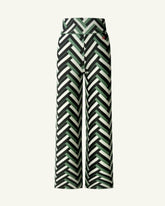 Waffle Print Green