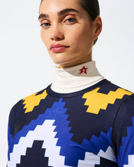 Canary Yellow Chevron Print