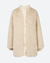 Cream Faux Fur