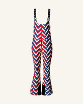 Waffle Print Red