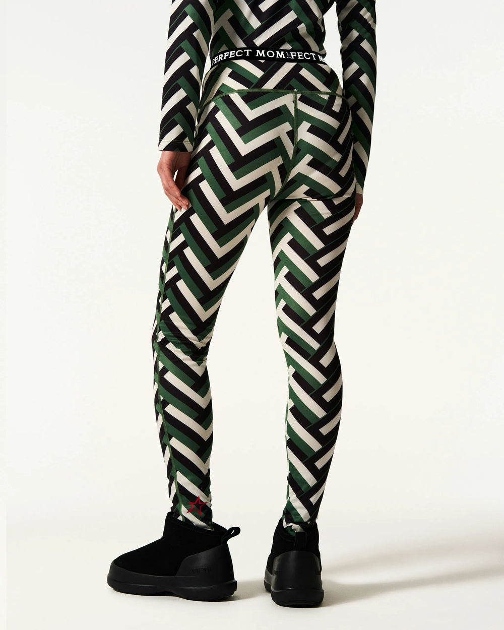 Waffle Print Green